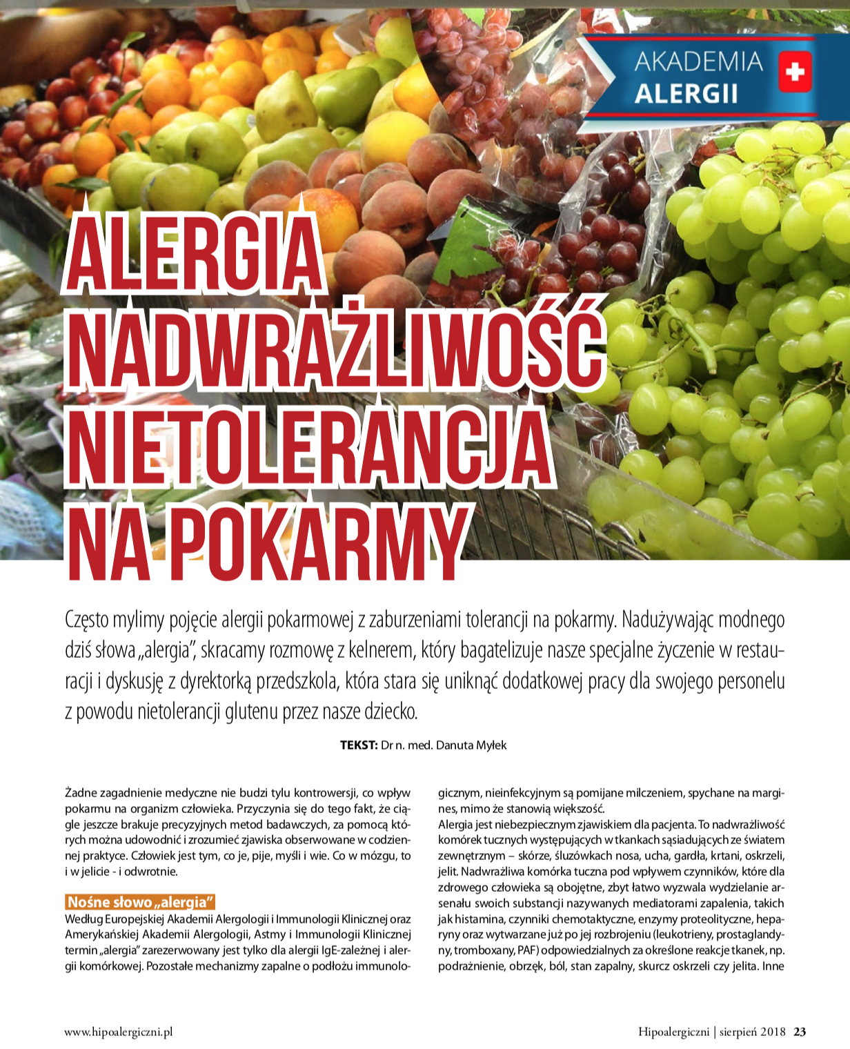 ZESTAW HIPOALERGICZNI - raporty i porady dr Danuty Myłek - obrazek 8