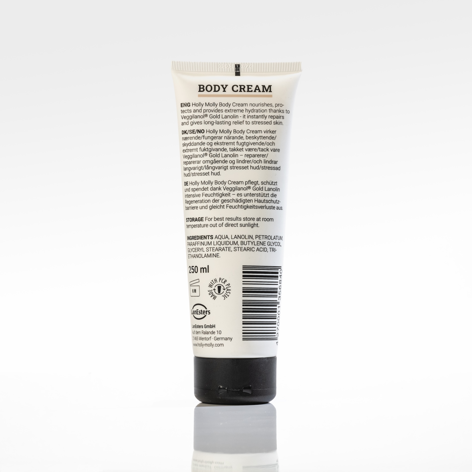 HIPOALERGICZNY KREM DO CIAŁA Holly Molly 250 ml z Lanoliną - obrazek 5